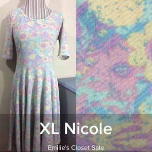 EUC LuLaRoe Nicole Dress